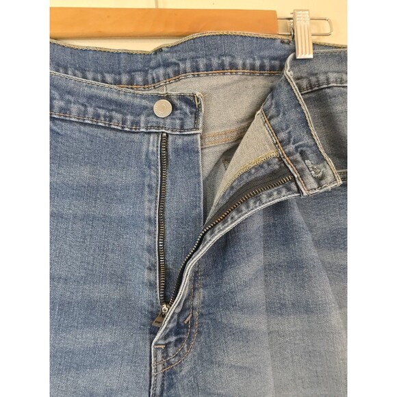 Levis 541 Jeans Mens 42x32 Blue Athletic Fit Taper Stretch Denim Pants Classic - Picture 7 of 12